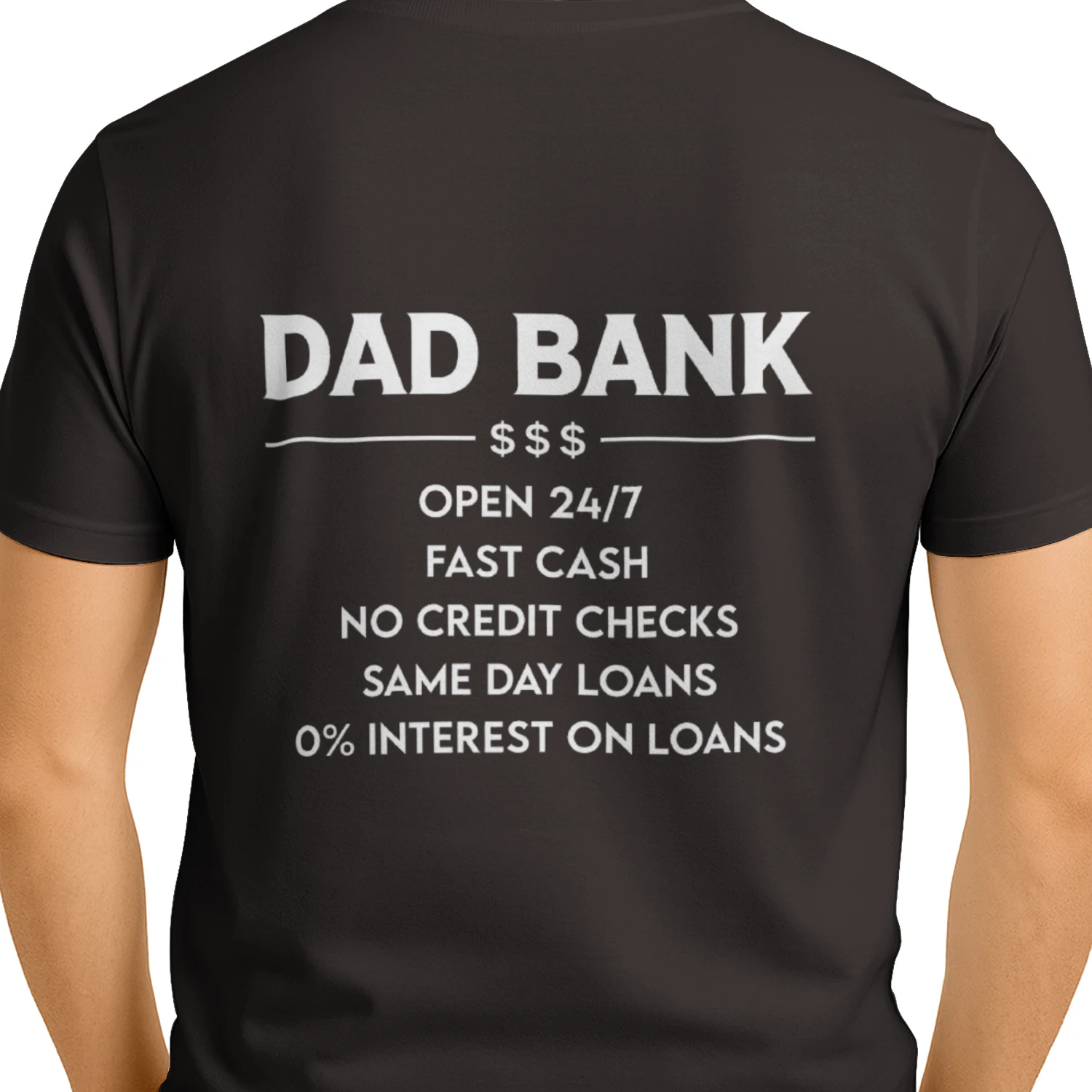 Dad Bank – Open 24/7 Funny Family Sign