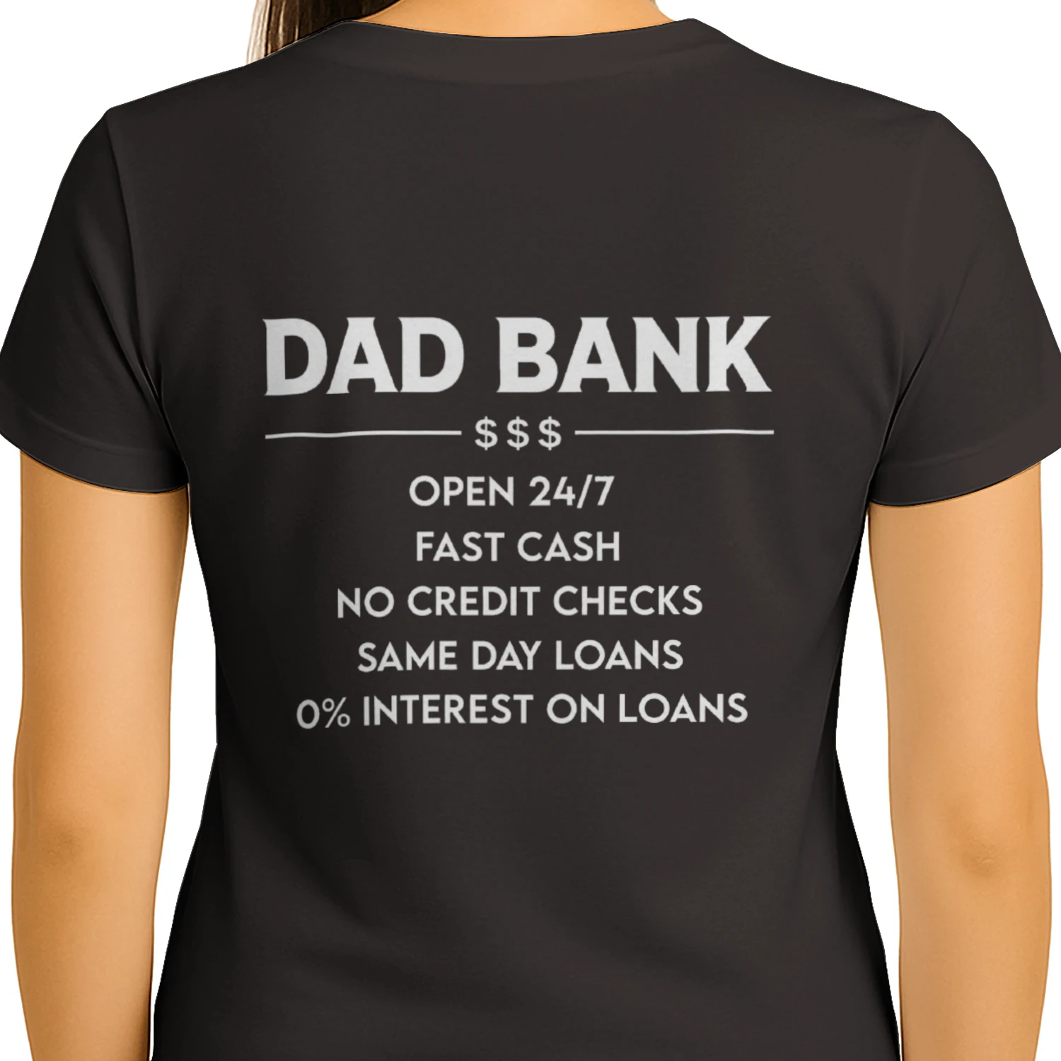 Dad Bank – Open 24/7 Funny Family Sign