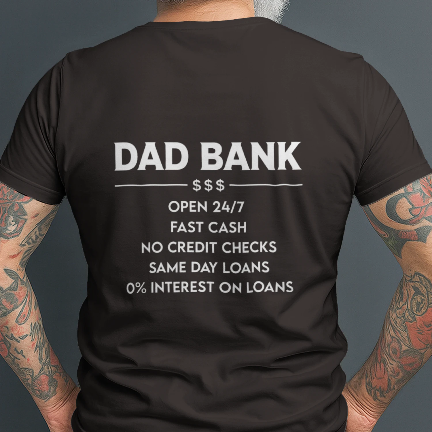Dad Bank – Open 24/7 Funny Family Sign