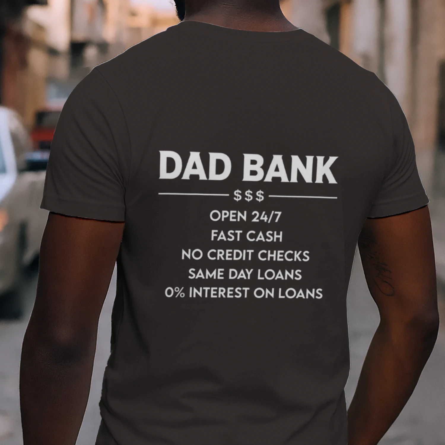 Dad Bank – Open 24/7 Funny Family Sign
