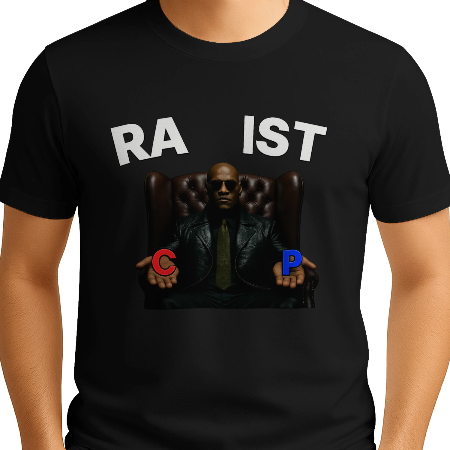 T-shirt Matrix . RA/PIST Choice Graphic – Bold Statement Design