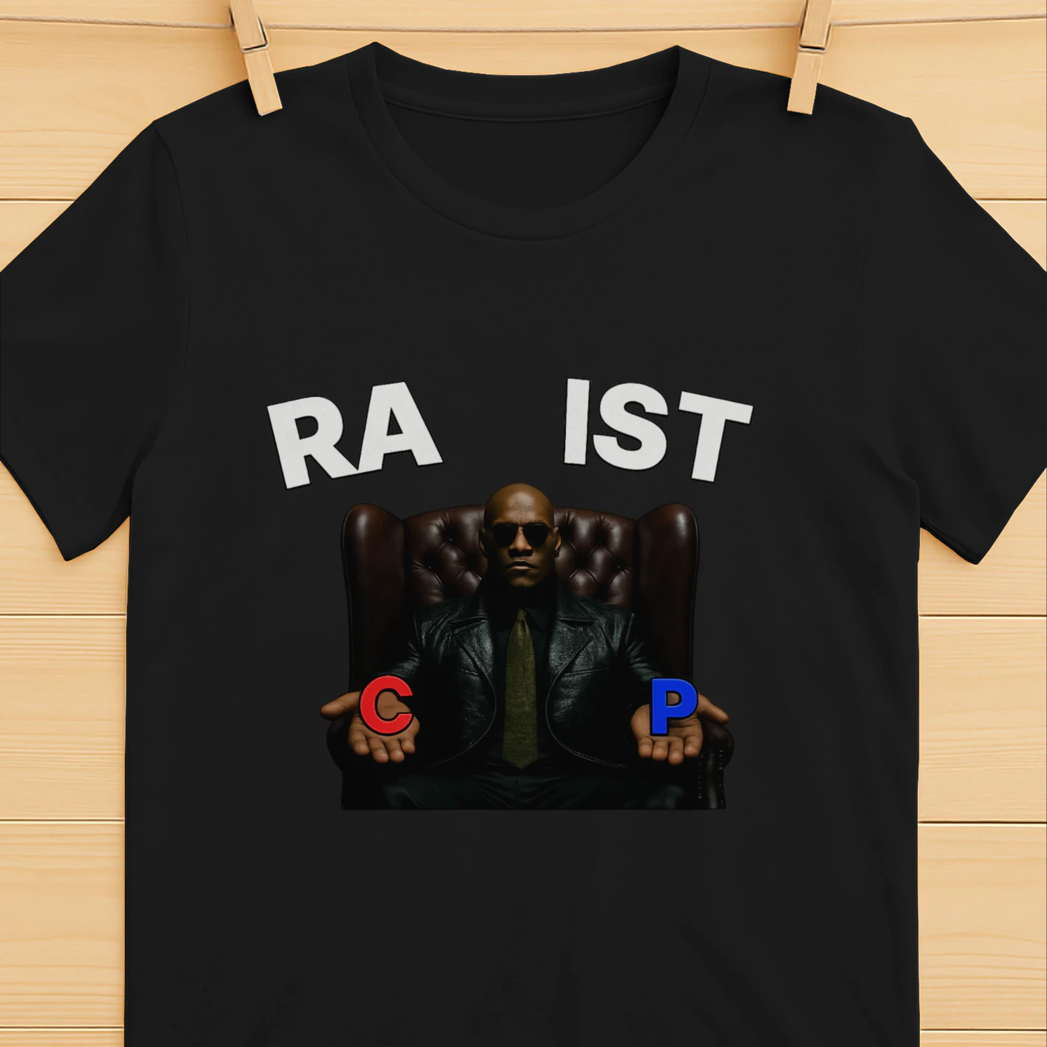 T-shirt Matrix . RA/PIST Choice Graphic – Bold Statement Design