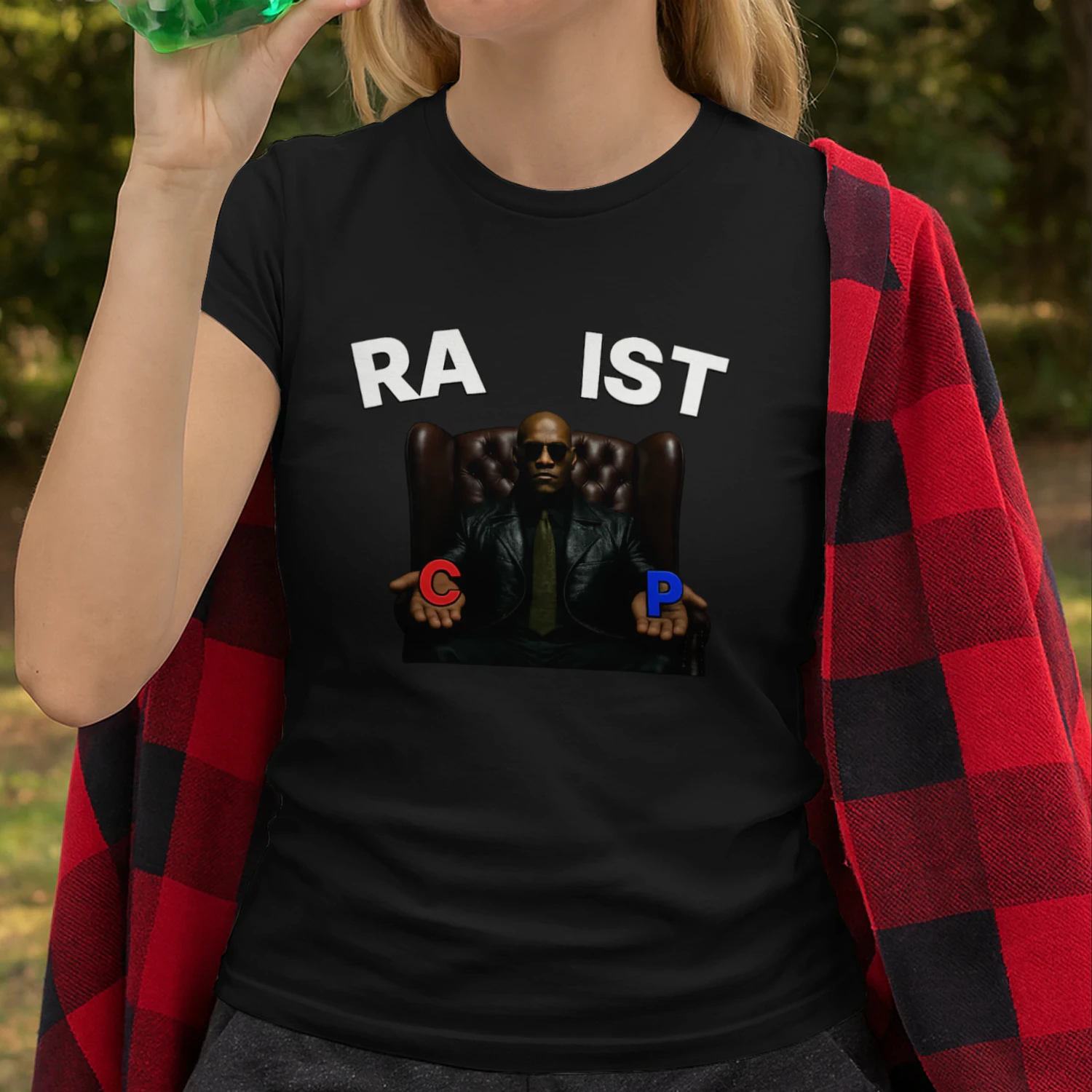 T-shirt Matrix . RA/PIST Choice Graphic – Bold Statement Design