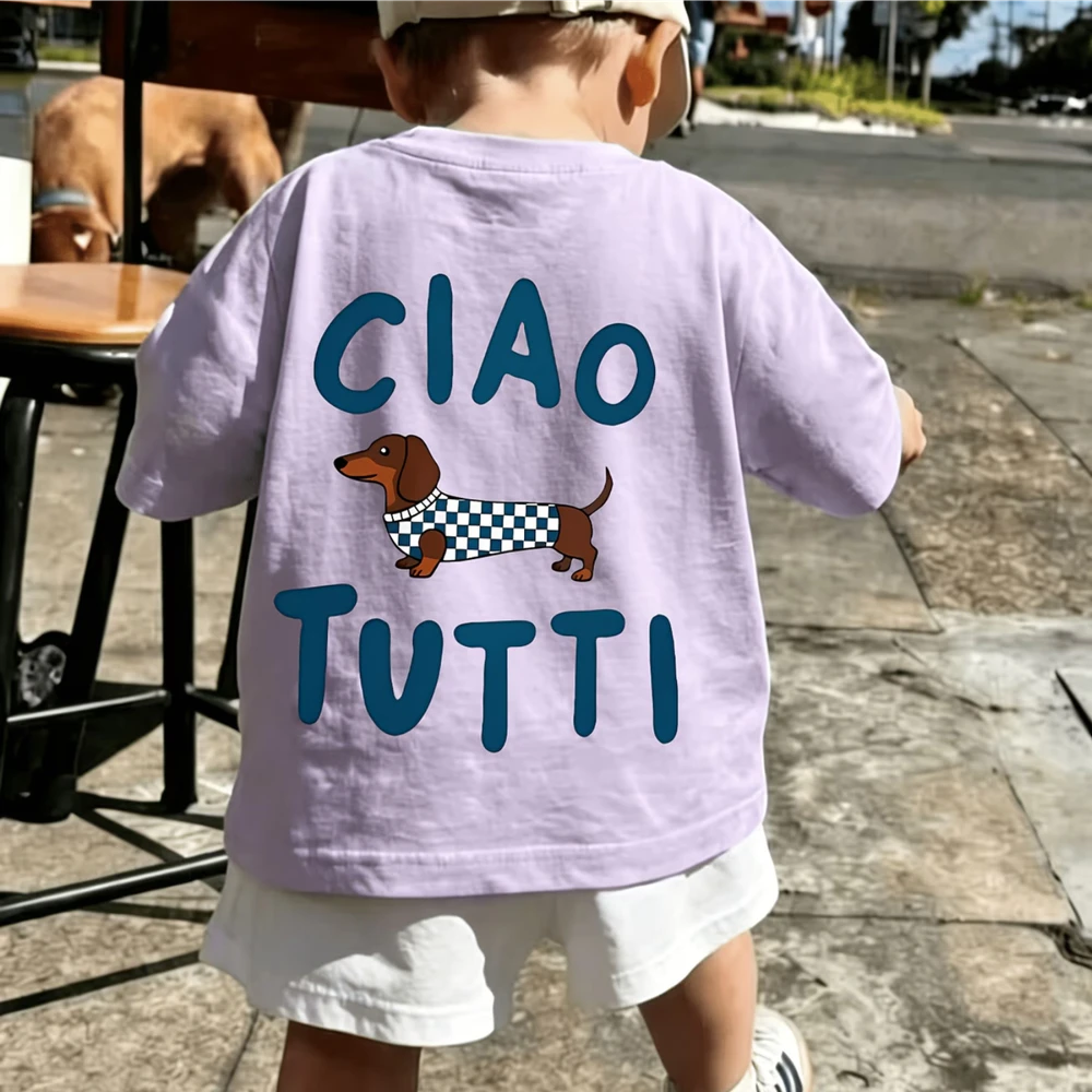 Ciao A Tutti maglietta bambino 