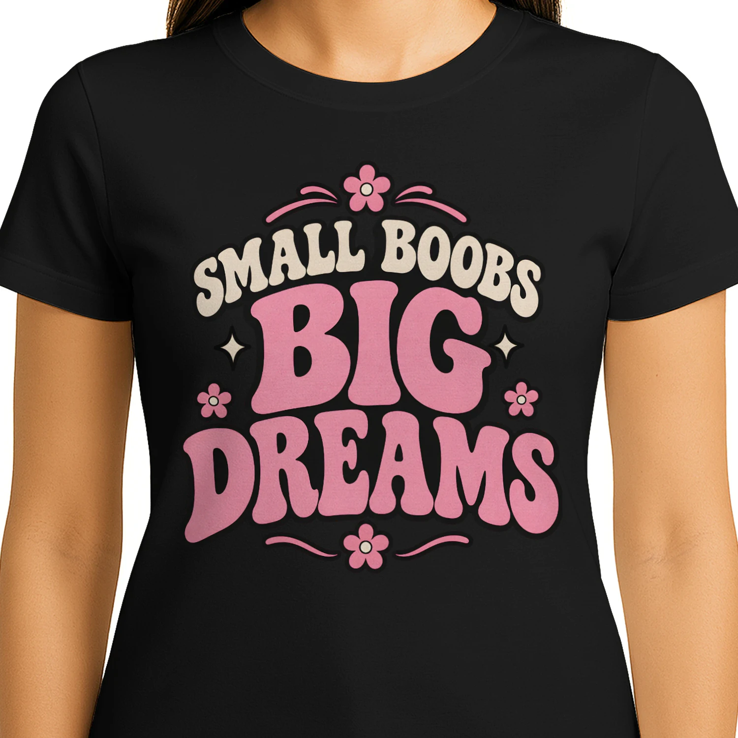 Big Dreams Tee – Funny Retro Confidence Shirt for Women