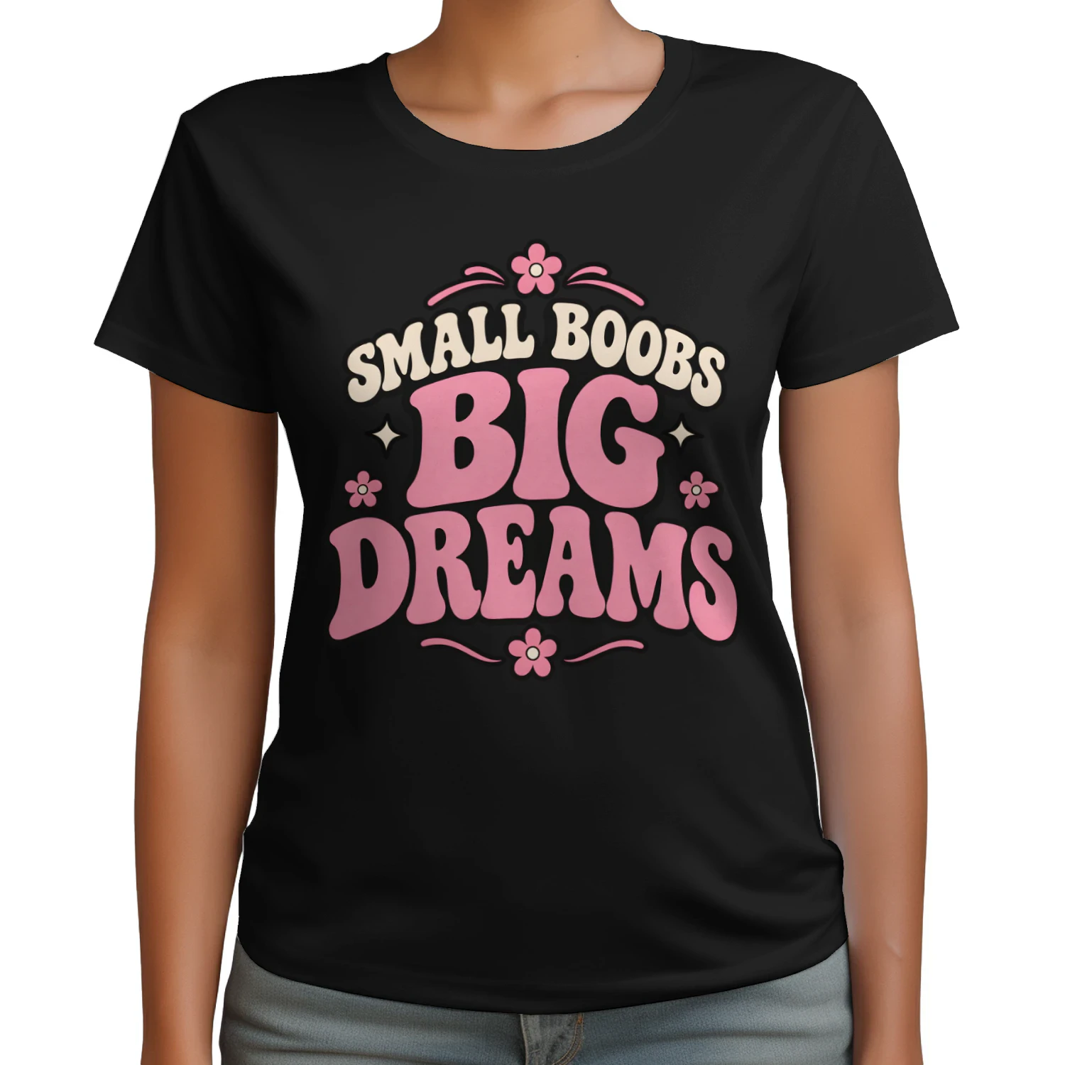 Big Dreams Tee – Funny Retro Confidence Shirt for Women