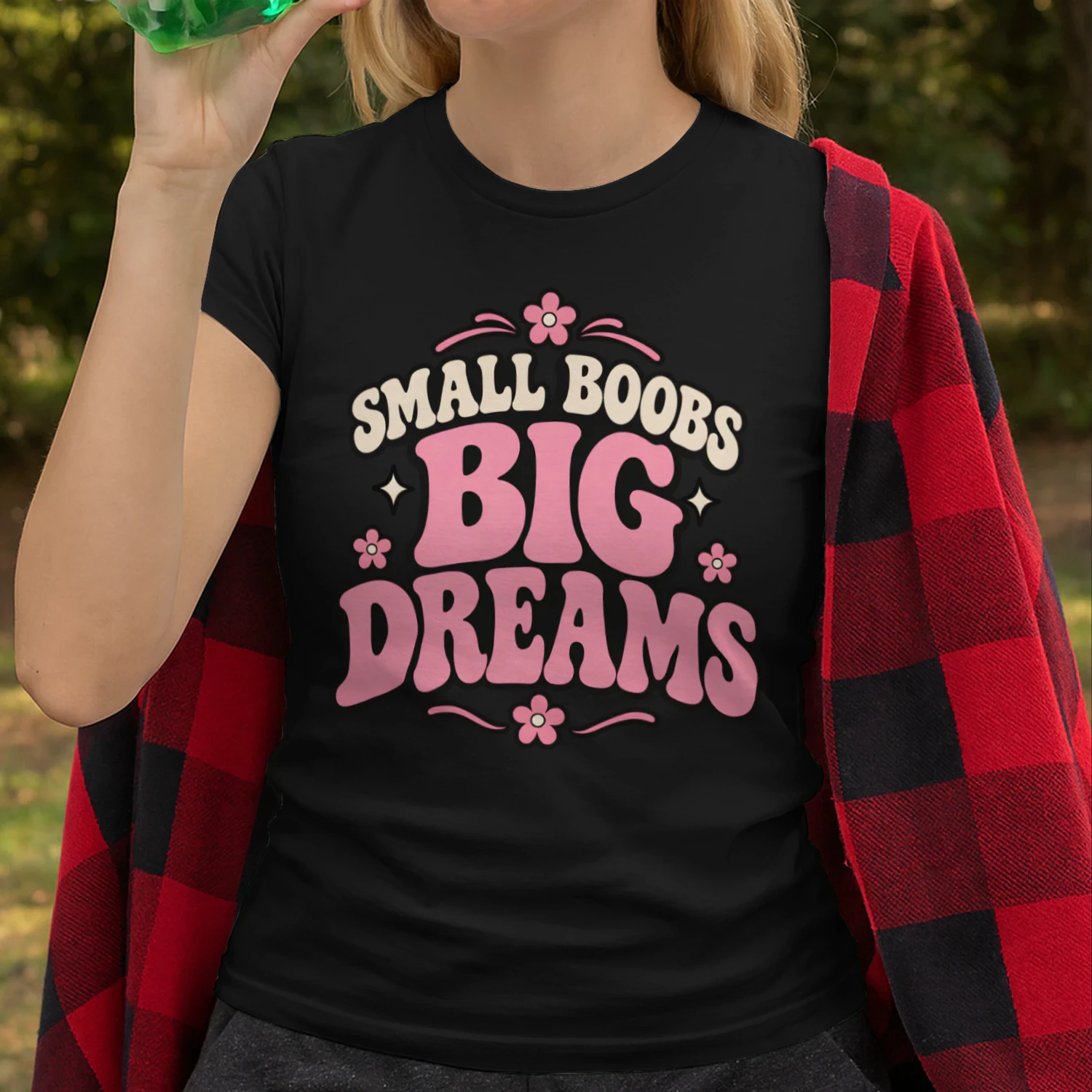 Big Dreams Tee – Funny Retro Confidence Shirt for Women
