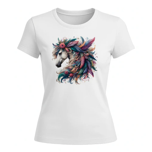 Floral Wild Horse | Equestrian Country Riding design Copy 4