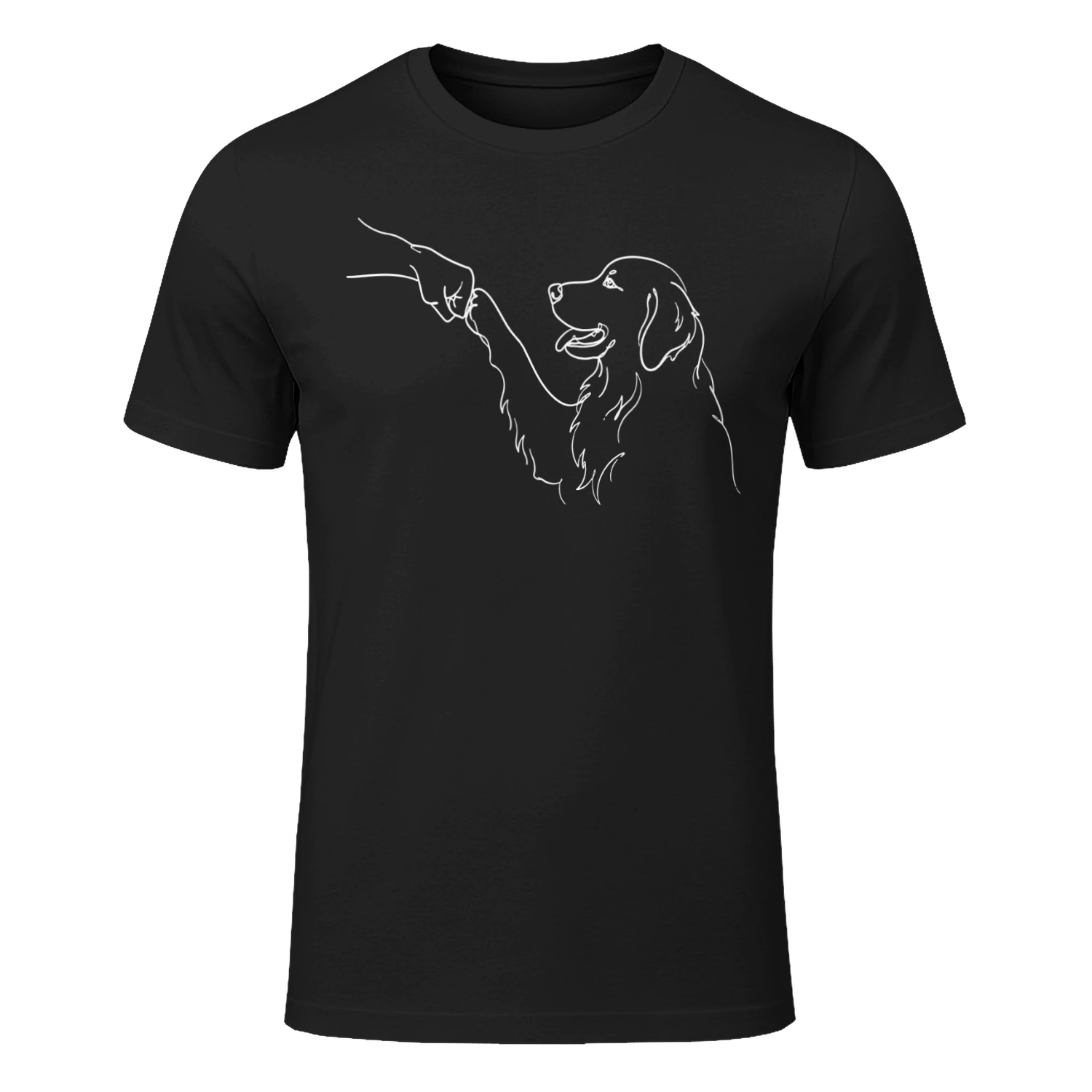 Golden Retriever Fist Bump – T-shirt voor Hondenliefhebbers