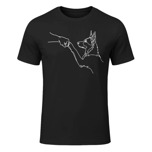 Dutch Shepherd Fist Bump – T-shirt voor Hondenliefhebbers
