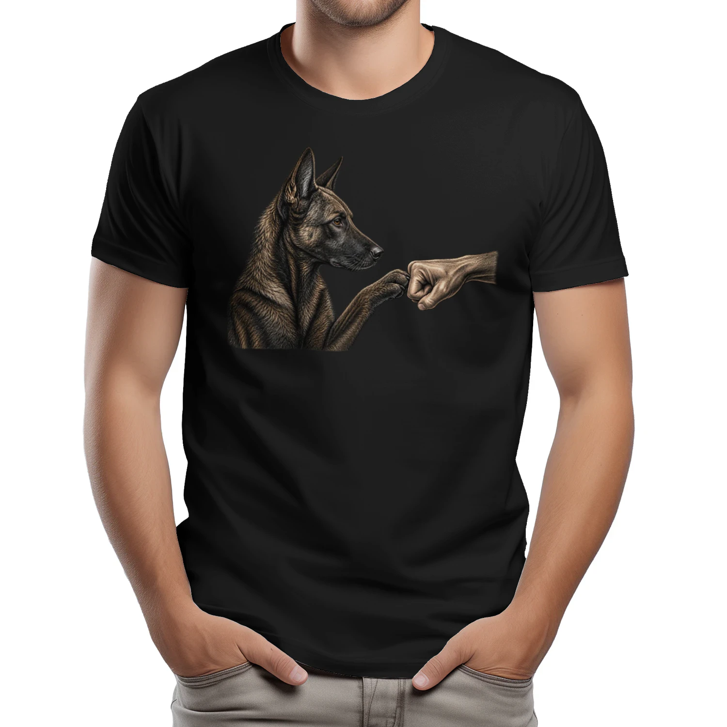 Dutch Shepherd Fist bump T-shirt