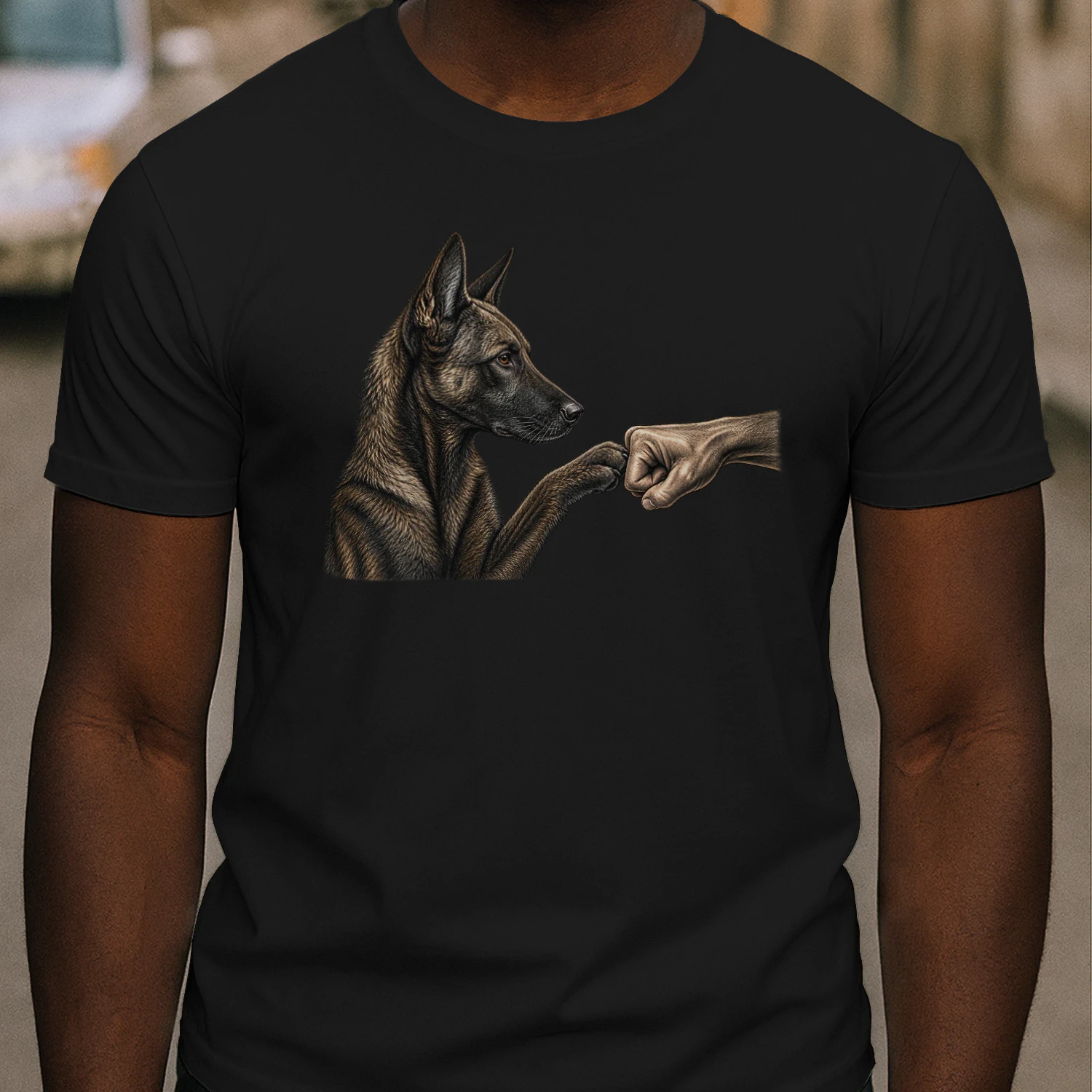 Dutch Shepherd Fist bump T-shirt