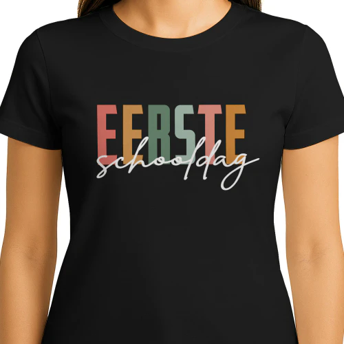Eerste Schooldag T-Shirt – Kleurrijk Back to School Shirt voor Jongens & Meisjes | Cadeau voor de Eerste Schooldag