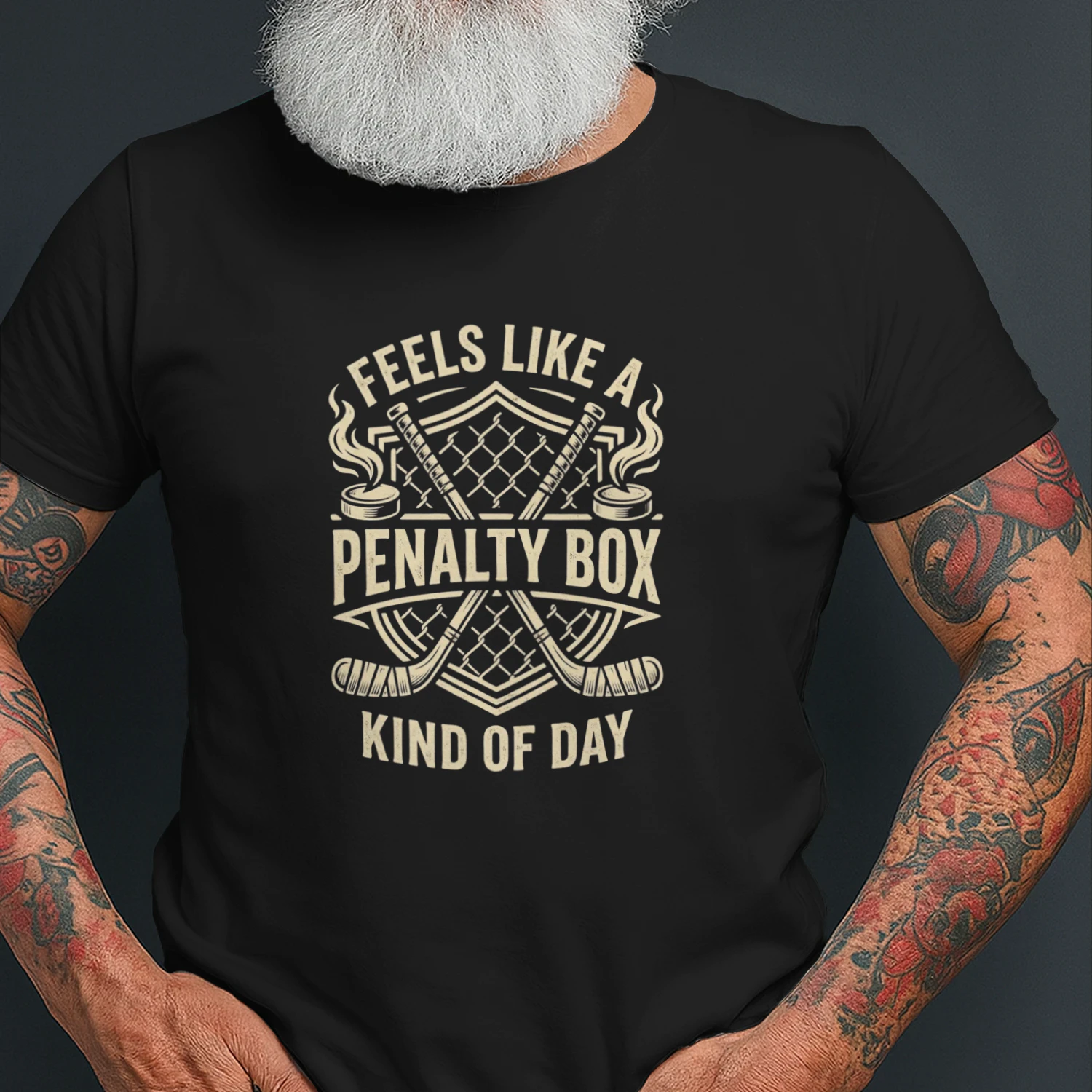Feels Like a Penalty Box Kind of Day Funny Hockey 