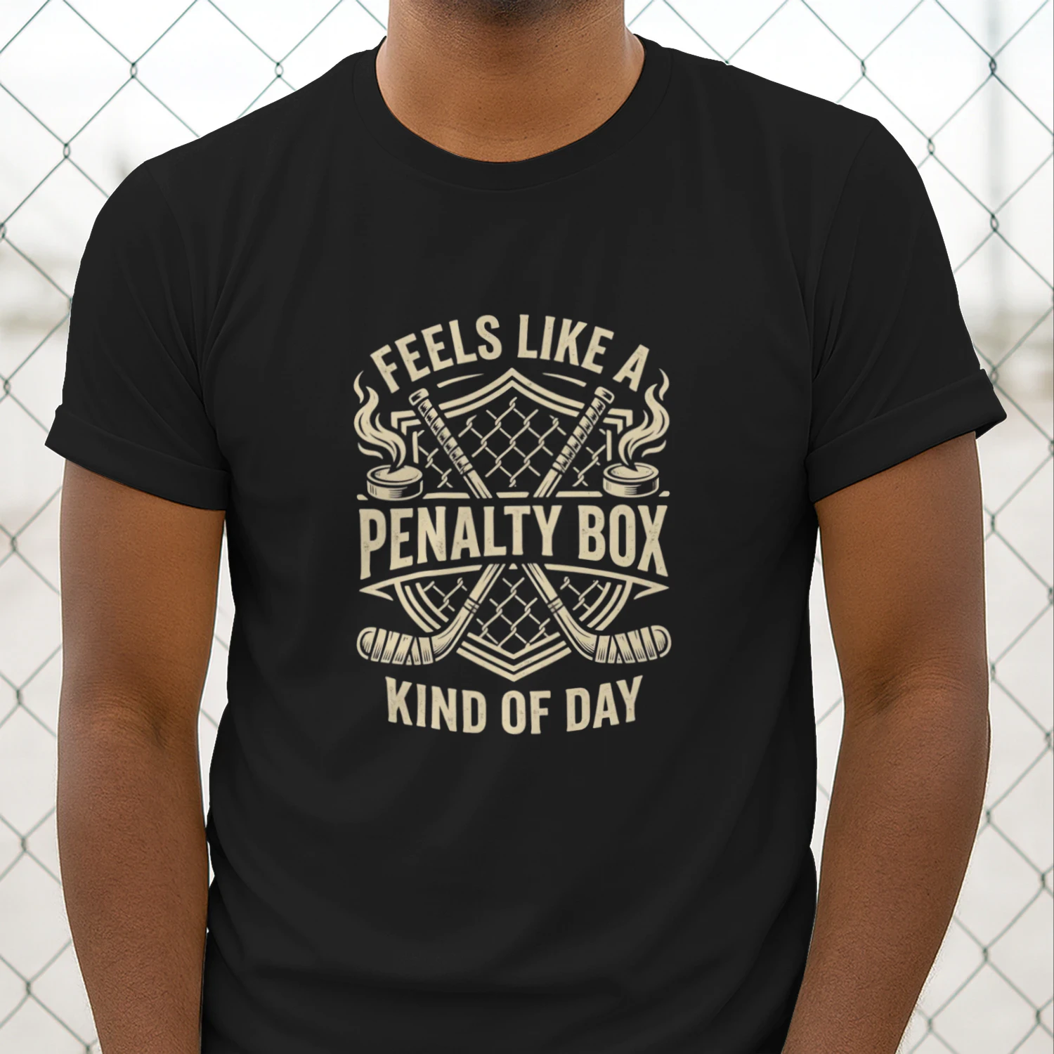 Feels Like a Penalty Box Kind of Day Funny Hockey 