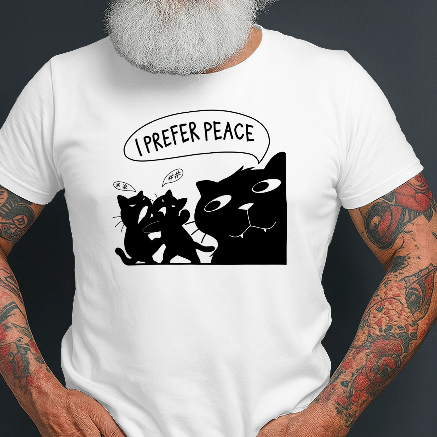 i prefer peace t-shirt