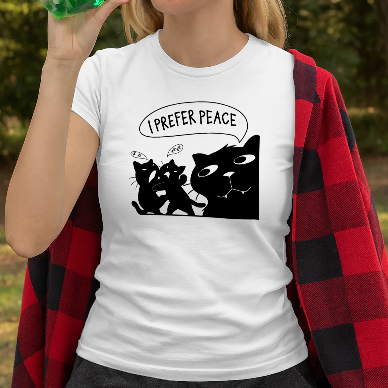 i prefer peace t-shirt