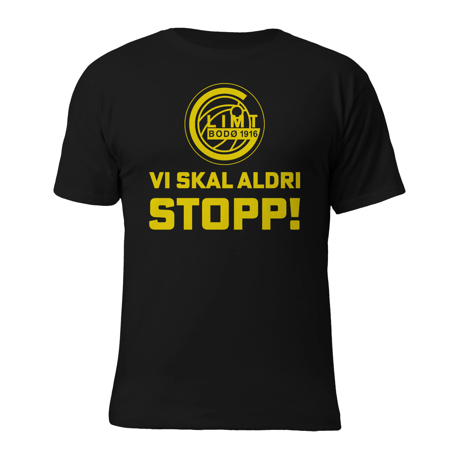 Bodø/Glimt  – Vi skal aldri stopp! Supporter design