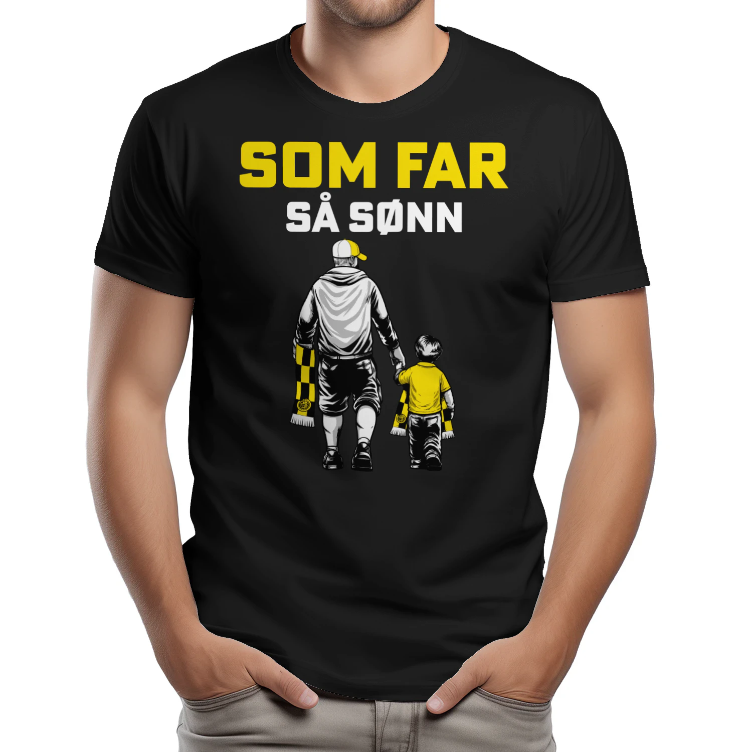 FK Bodø/Glimt Supporter T-Skjorte - BODØ/GLIMT 78°N FAMILIEN GLIMT