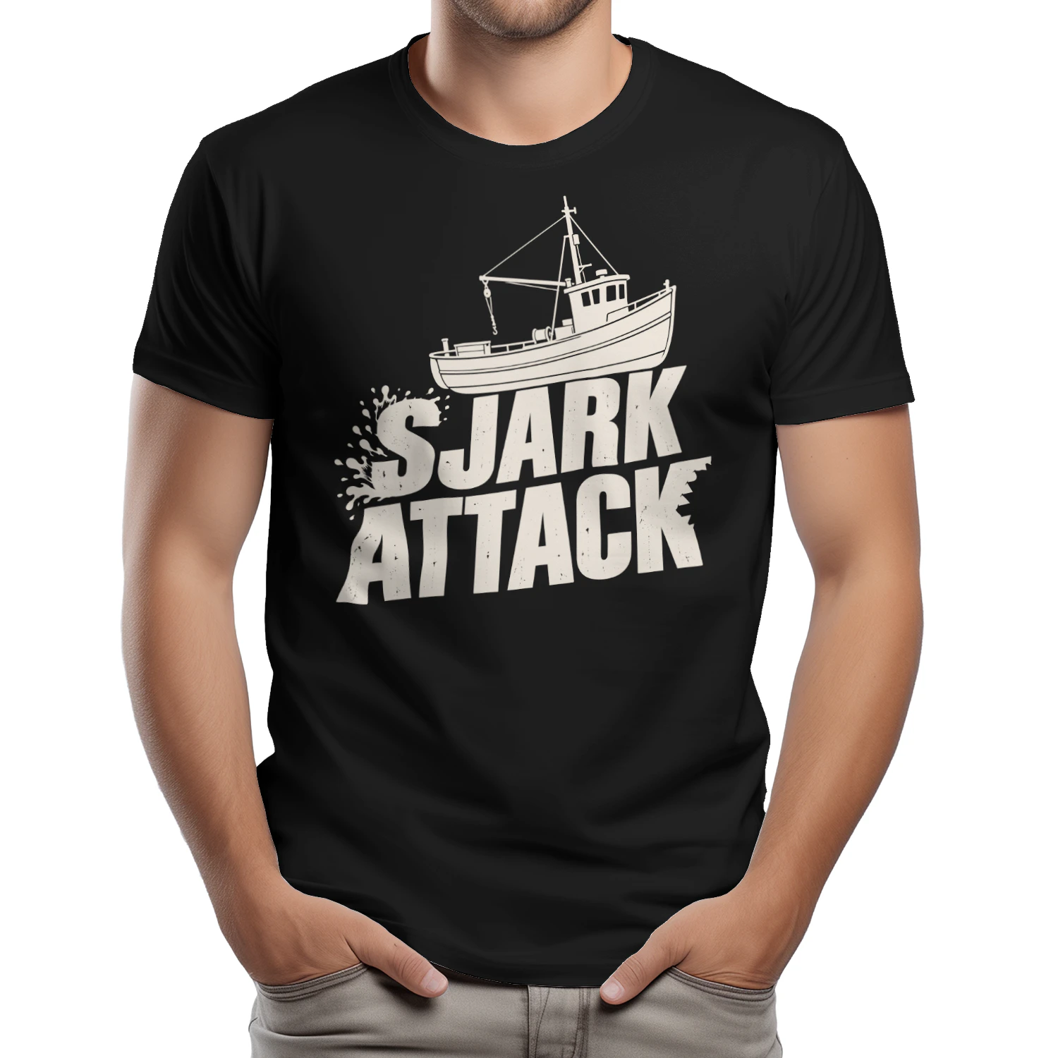 Sjark Attack! T-skjorte