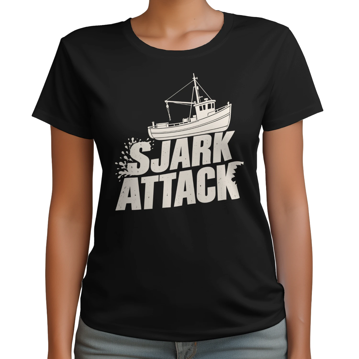 Sjark Attack! T-skjorte
