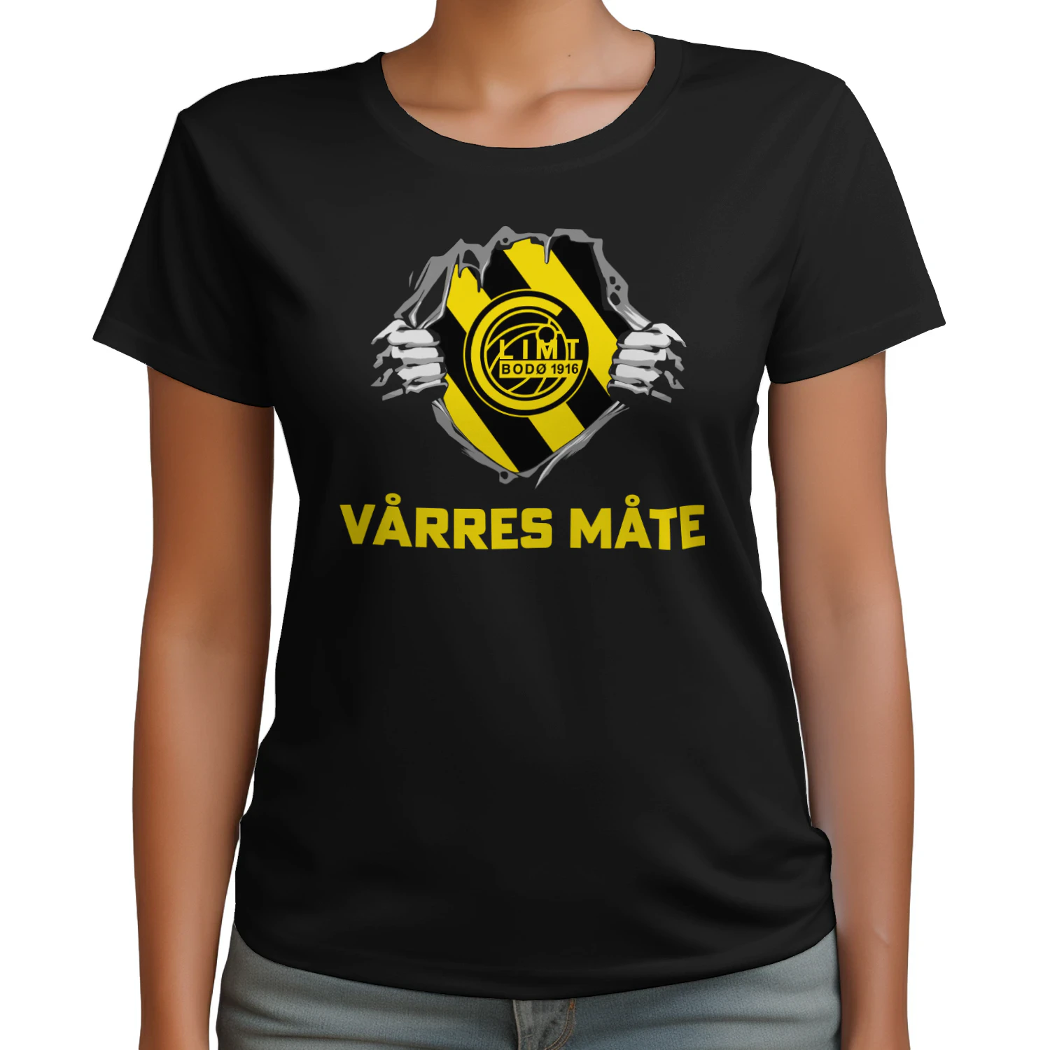 Bodø/Glimt T-skjorte – Vårres Måte Supporter design