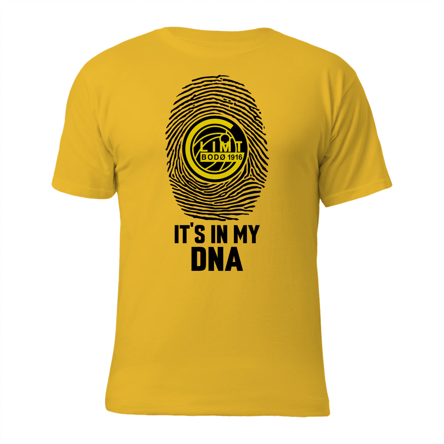 It's In My DNA - Bodø/Glimt T-skjorte – “FØRR EVIG” - GUL - LIMITED EDITION
