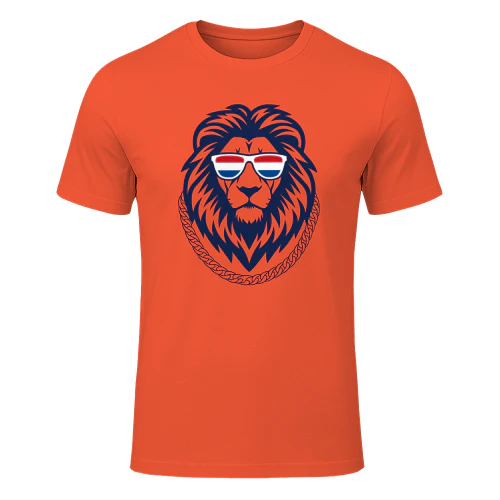 Nederland Lion, Netherlands Flag. Holland Dutch, Orange T-Shirt