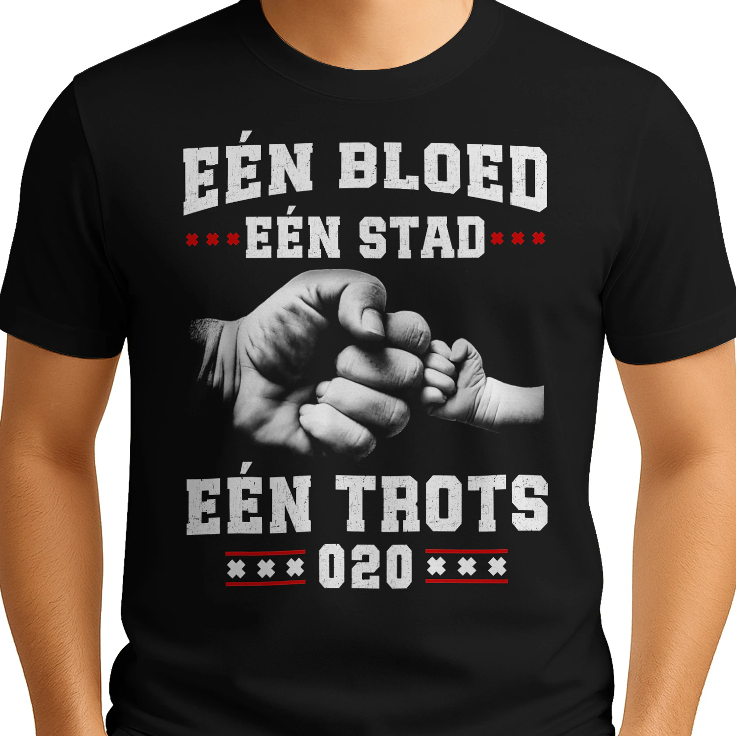 Vader En Kind Hand In Hand T-shirt – Cadeau Voor Papa, Kraamcadeau, Vaderdag