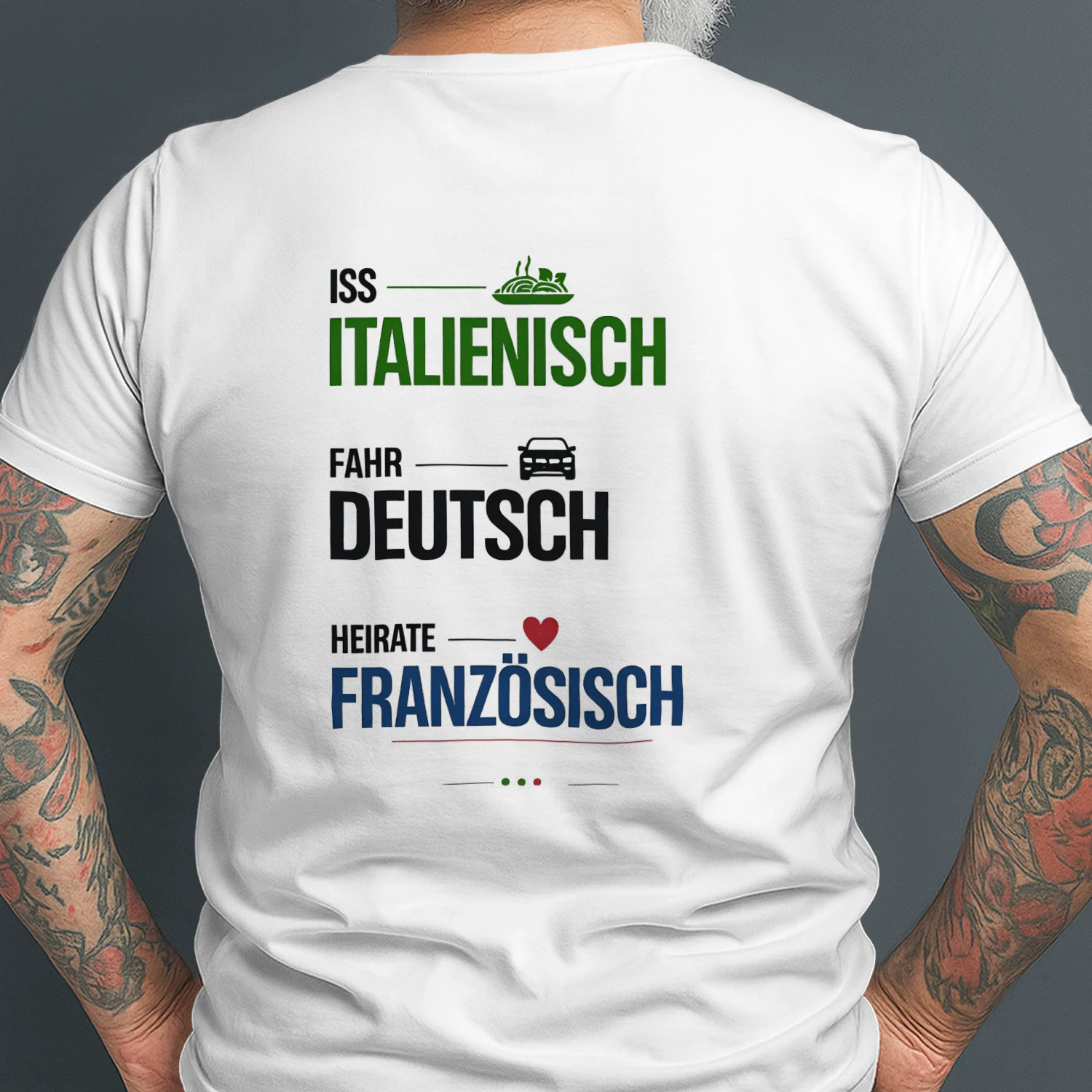 ISS ITALIENISCH FAHR DEUTSCH HEIRATE FRANZÖSISCH