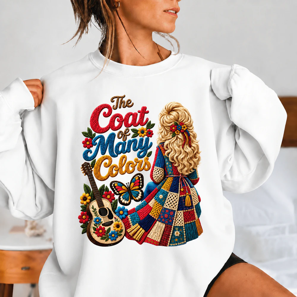 the coat of many colors sweatshirt 