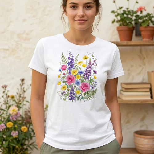 T-shirt flower  Classic Unisex T-shirt