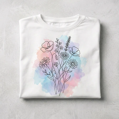 T-shirt flower Classic Unisex T-shirt