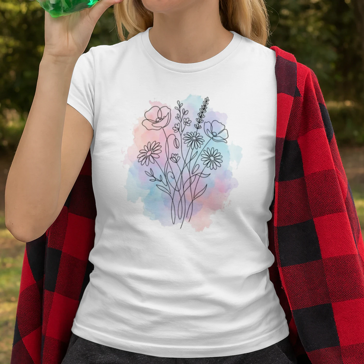T-shirt flower Classic Unisex T-shirt