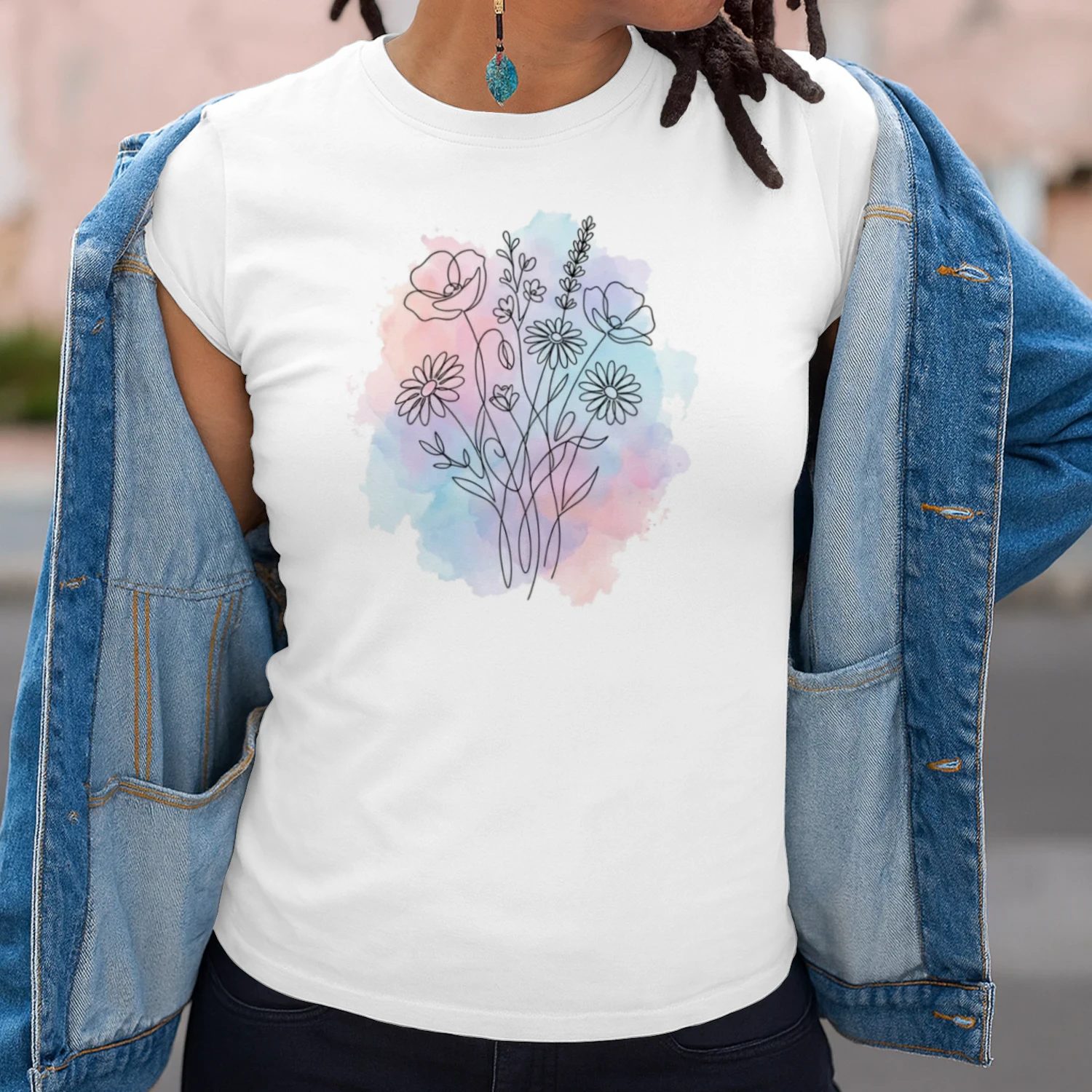 T-shirt flower Classic Unisex T-shirt