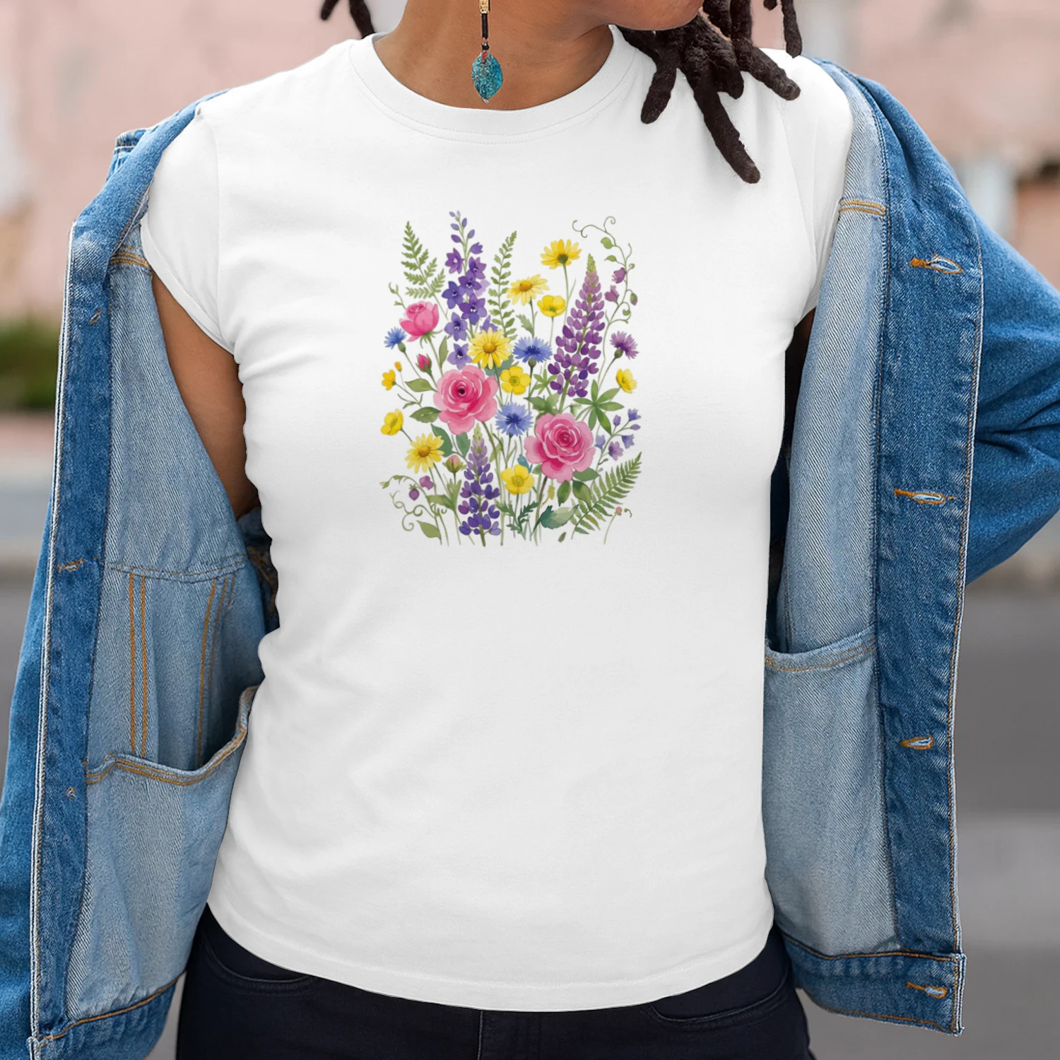 T-shirt flower Classic Unisex T-shirt