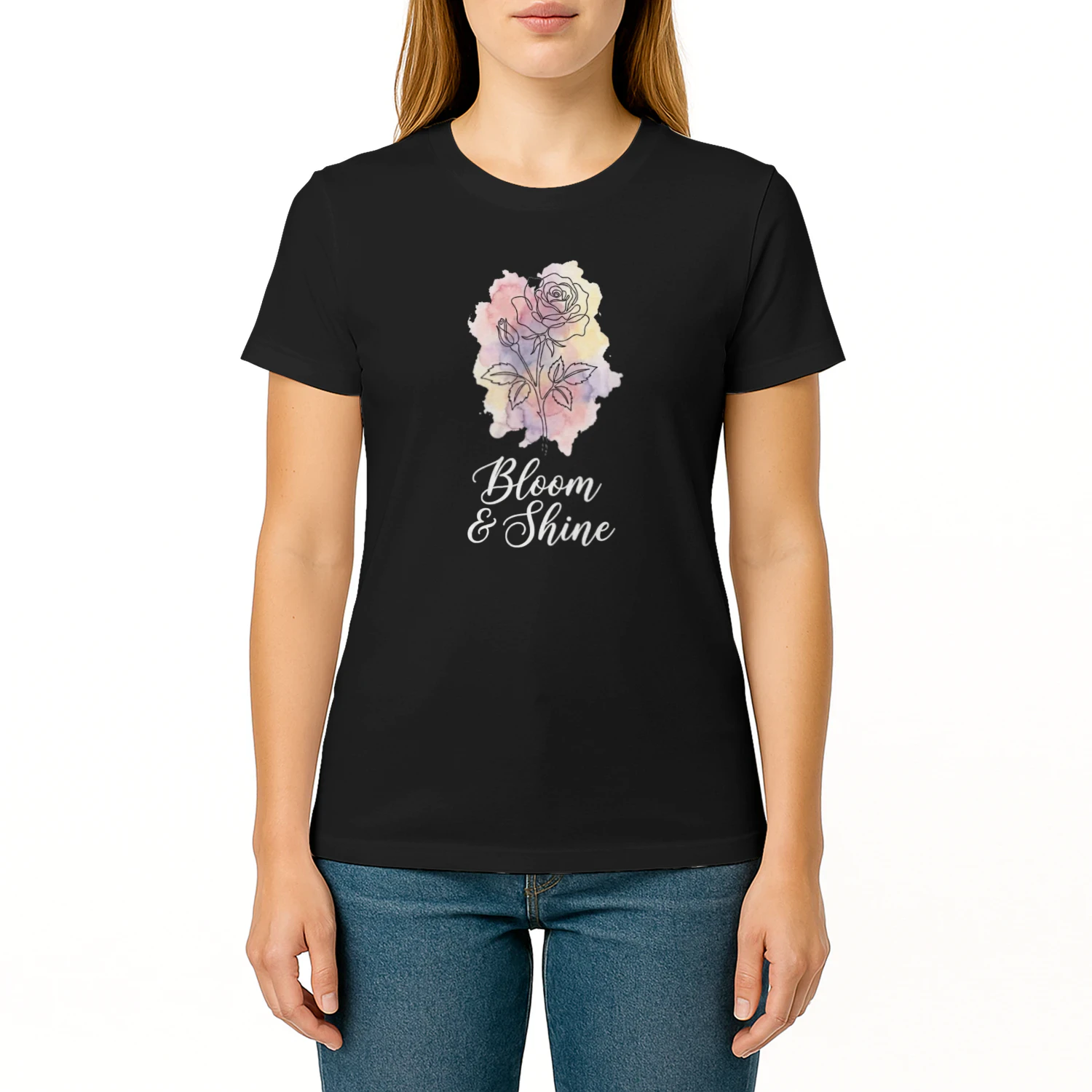 T-shirt flower "Bloom & Shine" Classic Unisex T-shirt