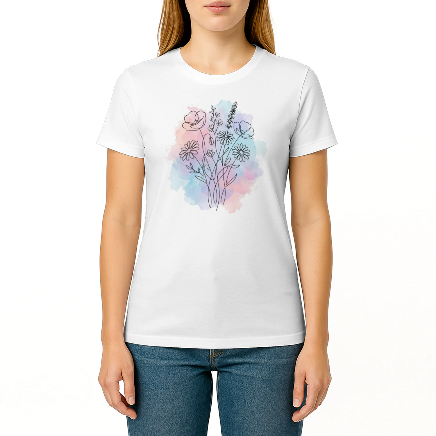 T-shirt flower Classic Unisex T-shirt