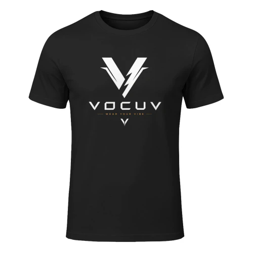 VOCUV – T-Shirt Noir Premium “Wear Your Vibe” ⚡