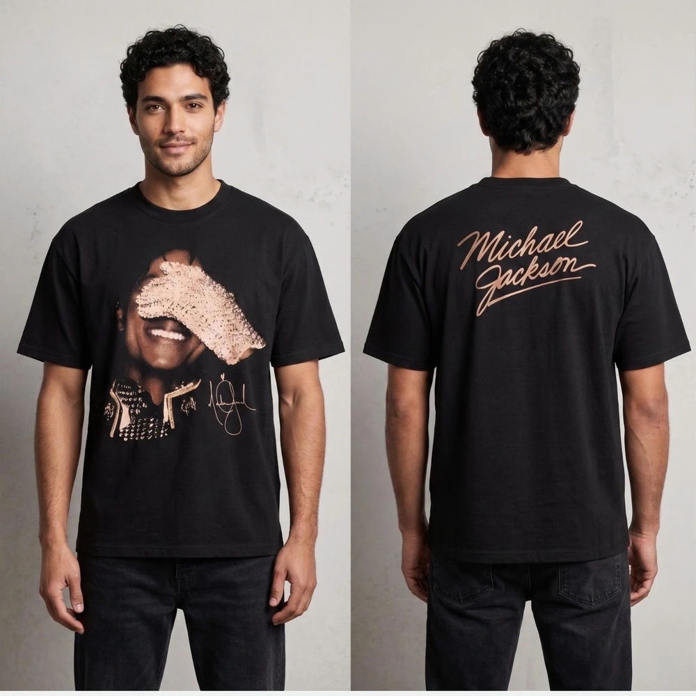 Michael Jackson Glove Graphic - Vintage 90s Tee| KING OF POP SPECIAL PRODUCT