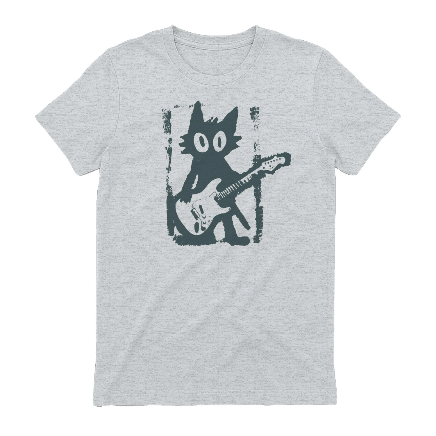 Rock Star Cat Shirt, Vintage Kitten Y2K T-Shirt