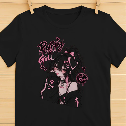 Pastel Goth Anime Puppy Girl Soft But Loyal Aesthetic