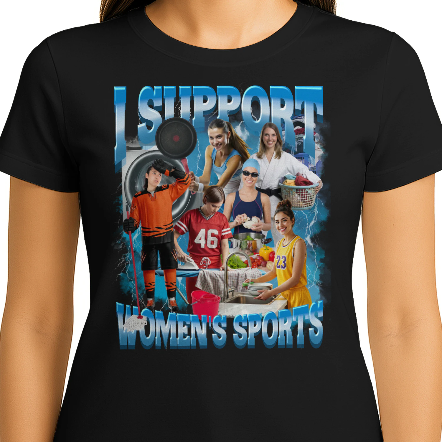 I Support Women's Sports Unwearable Humor Bootleg Men Women