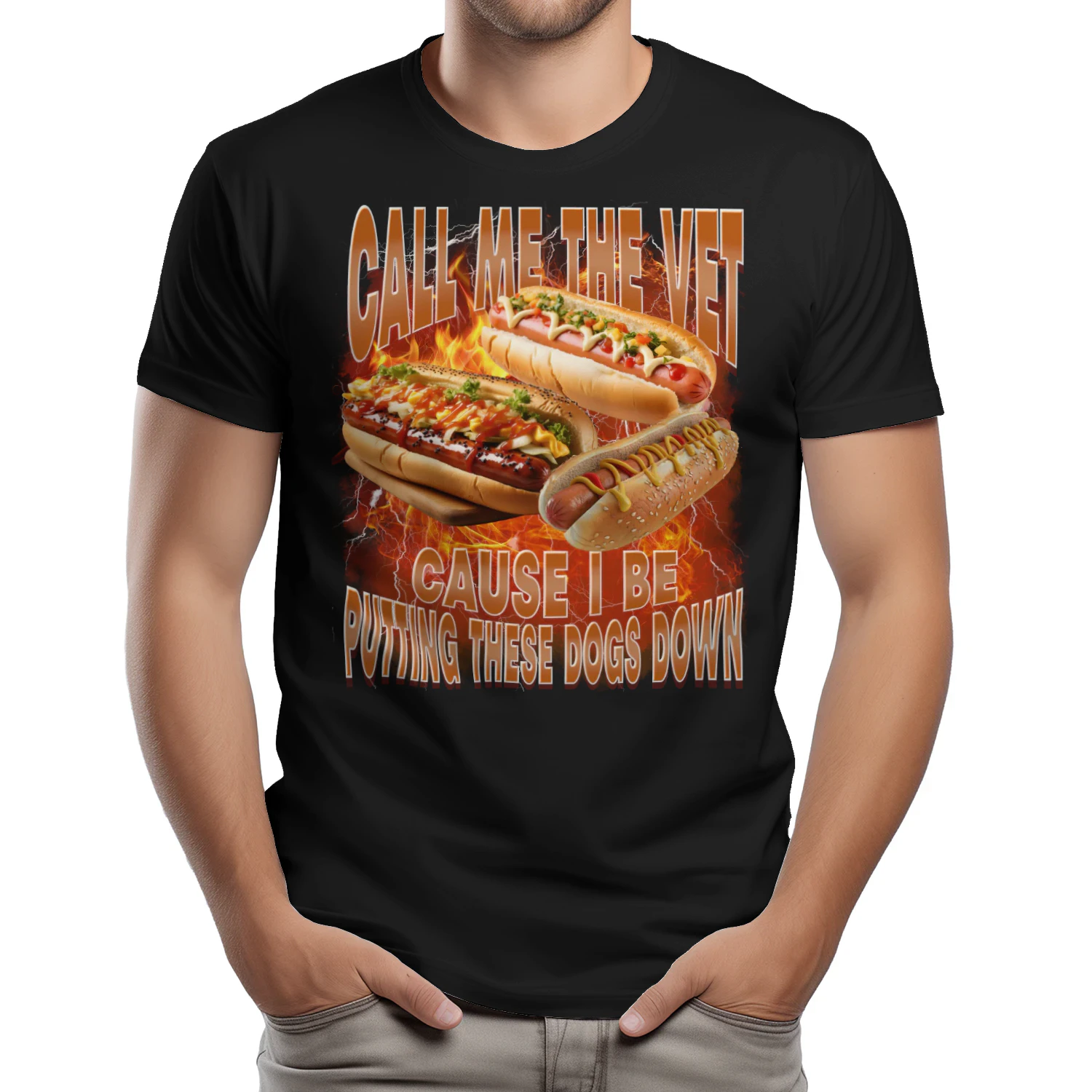 Call Me The Vet Cause I Be Funny Hot Dog Bootleg Meme Hotdog