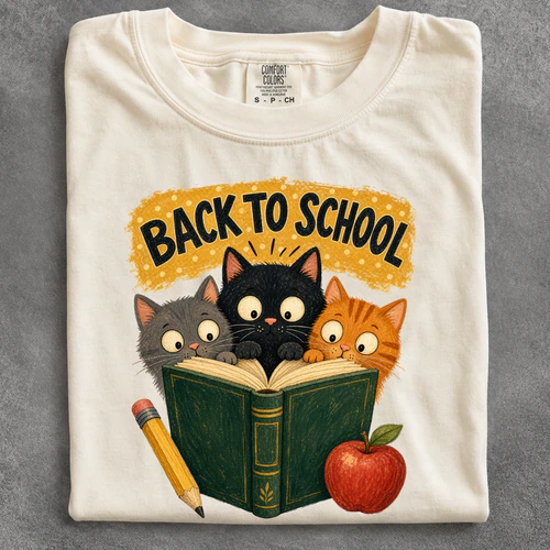 Back to School Cats Shirt