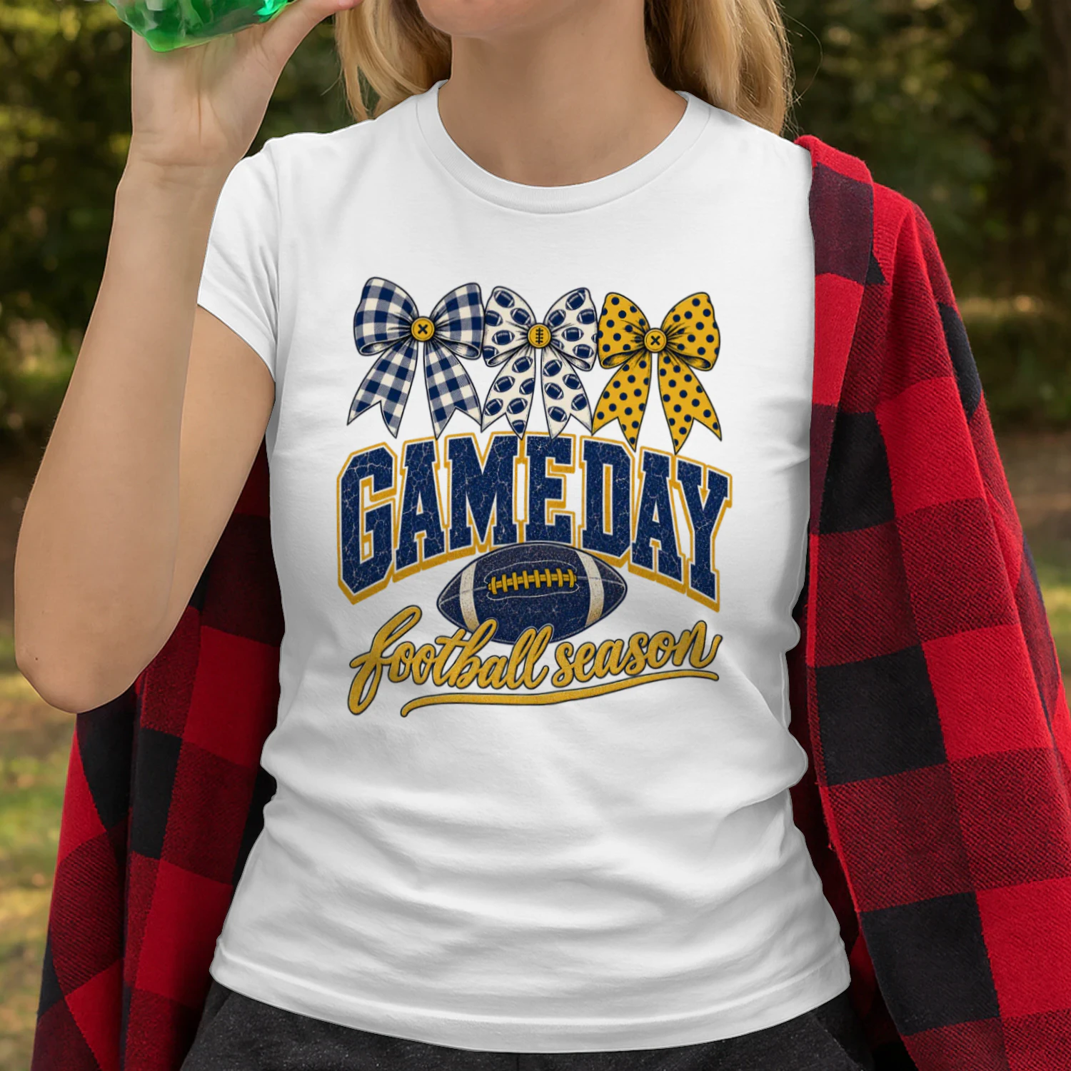 Game Day Football Sweatshirt, Bow Football Shirt, Game Day Football Season, Football Mom Shirt, Cute Football Sweatshirt, Football Season Crewneck