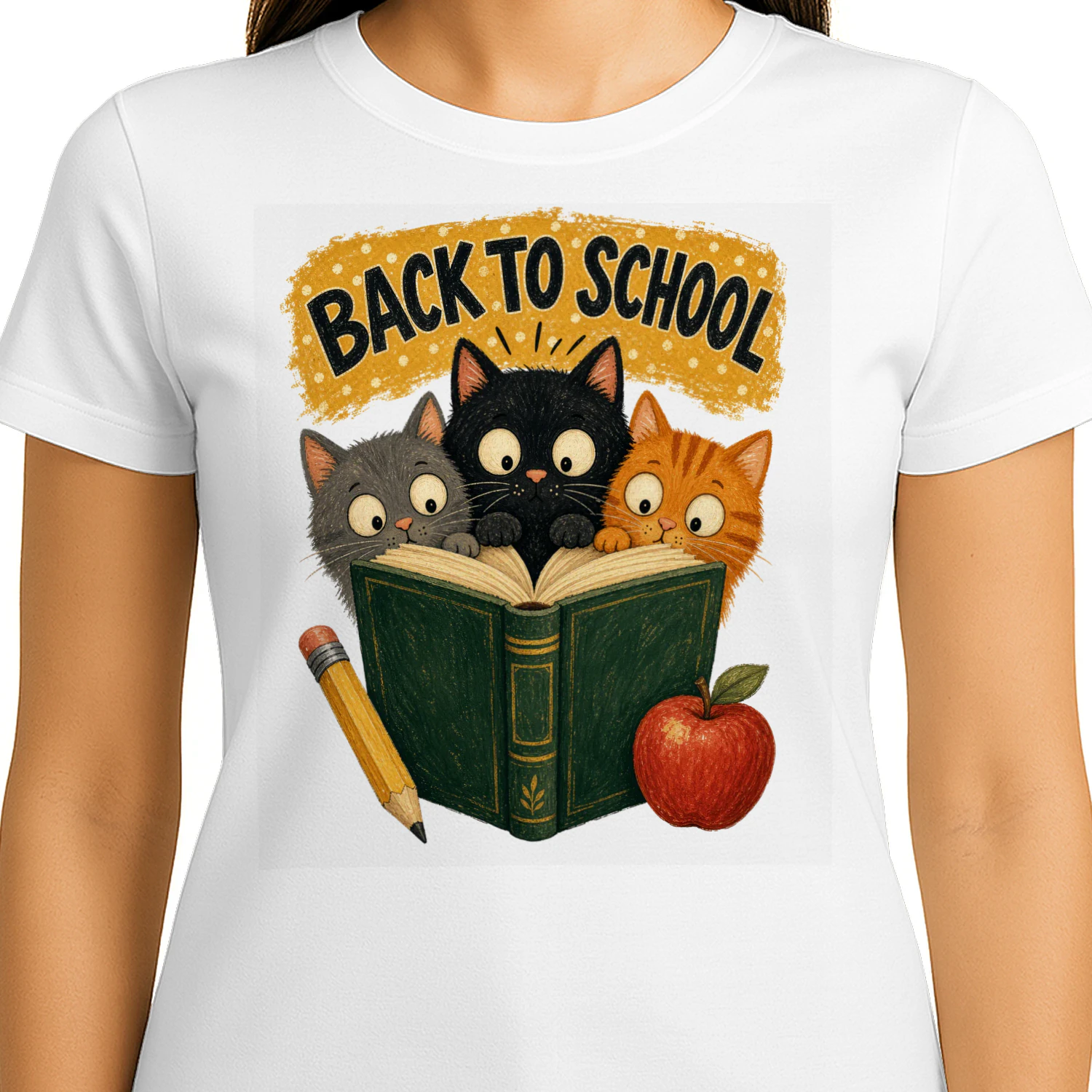 Back to School Cats Shirt, Cute Cat Teacher Shirt, Kids Book Cat Tee, Reading Cat Shirt, Back to School Gift, Cute Cat Lover Shirt