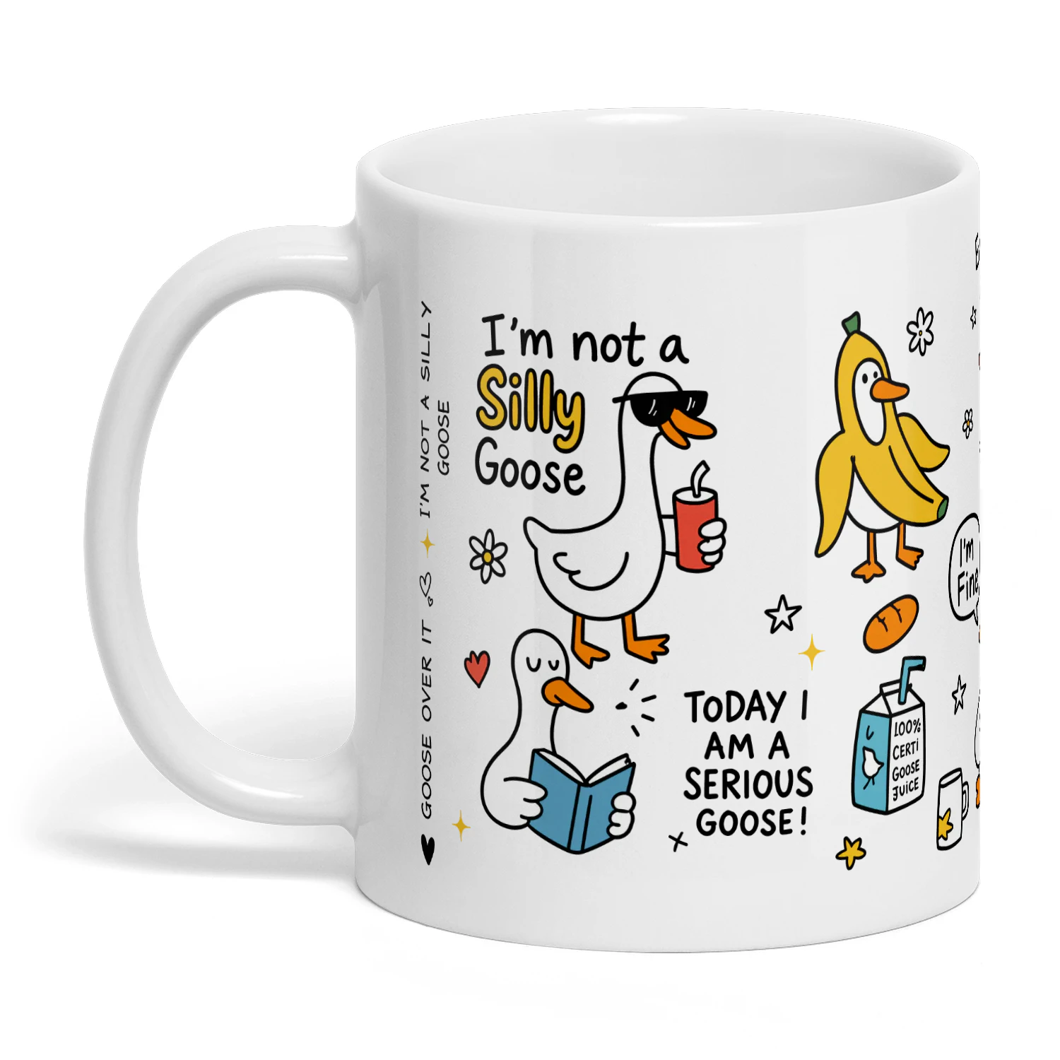 Funny Silly Goose Mug