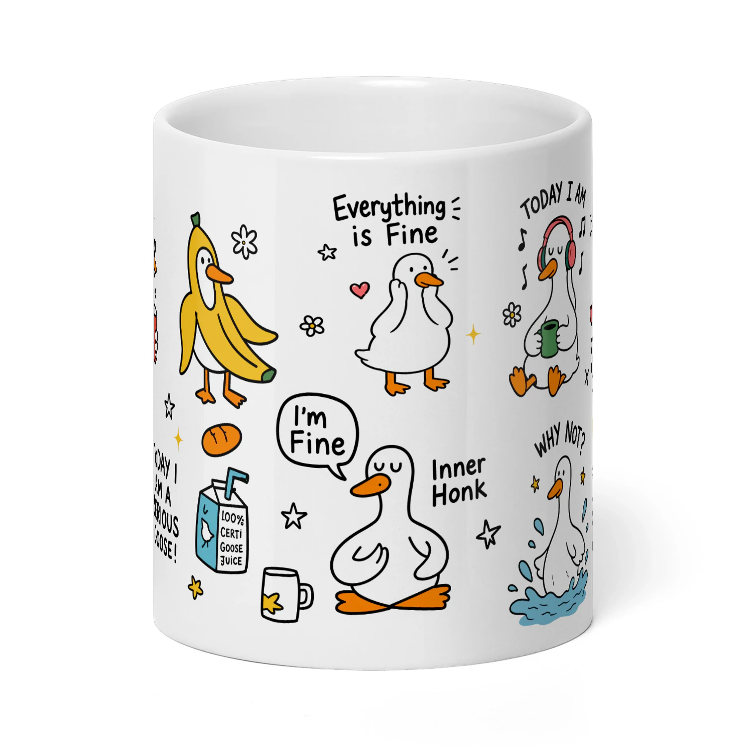 Funny Silly Goose Mug