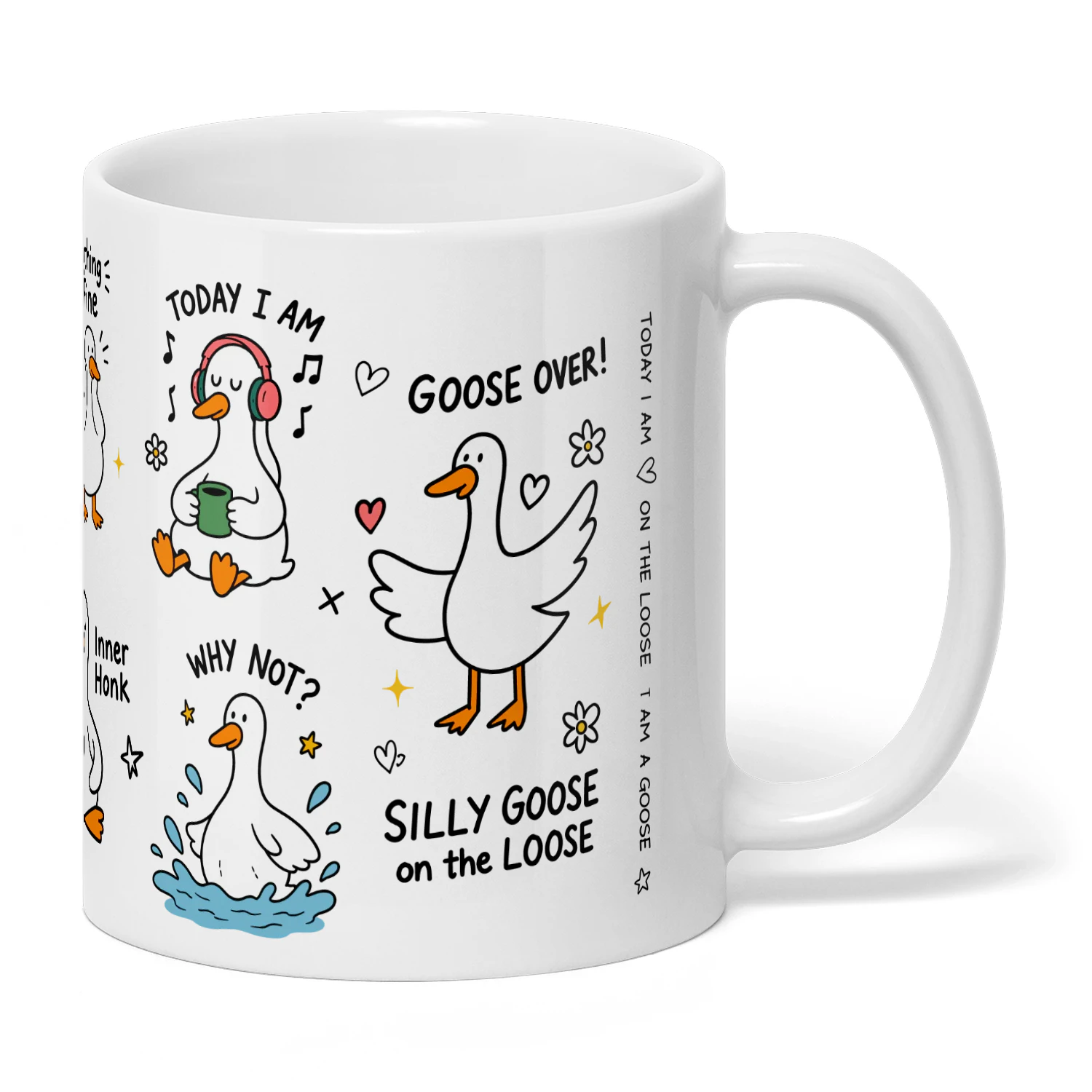Funny Silly Goose Mug